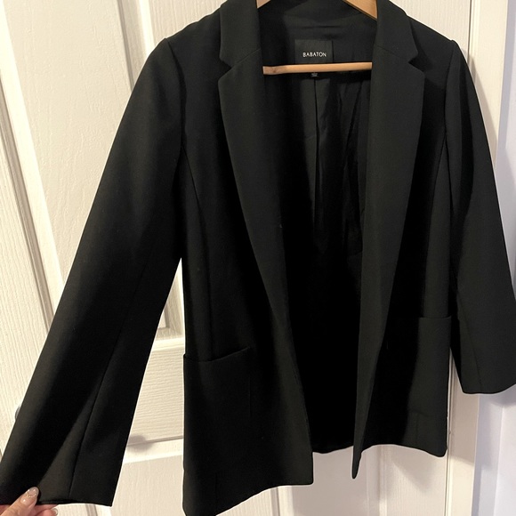 Babaton black open front blazer - Picture 2 of 8